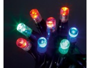 Premier Static & Flashing Battery Operated LED Lights MULTI-COLOURED (x20)